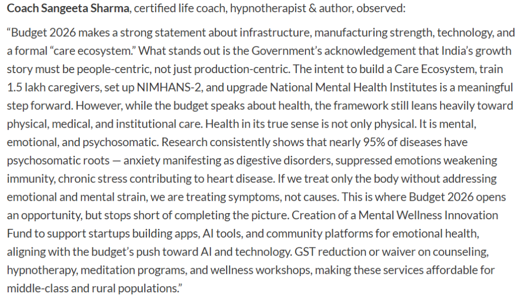 best life coach in india - sangeeta sharma