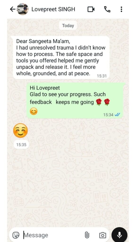 life trauma releasing - top review of coach sangeeta