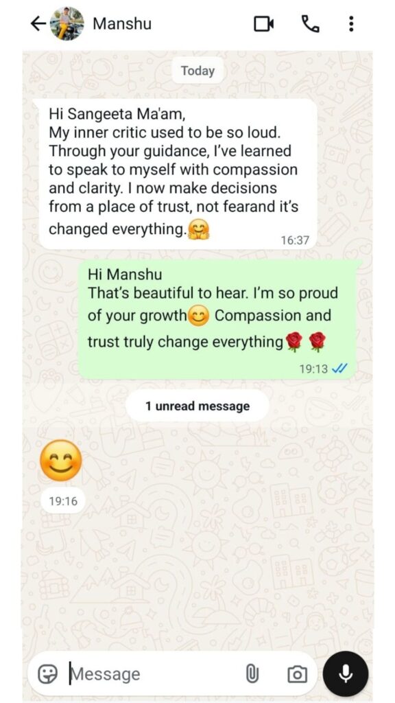 best mindset coach in india - sangeeta sharma