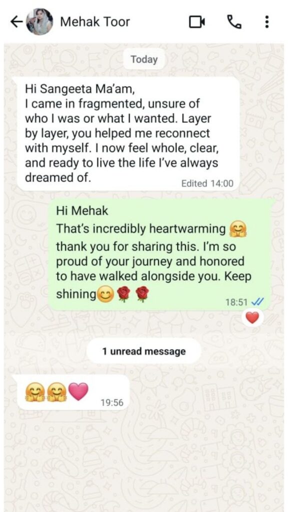 inner alignment - review for life coach sangeeta sharma