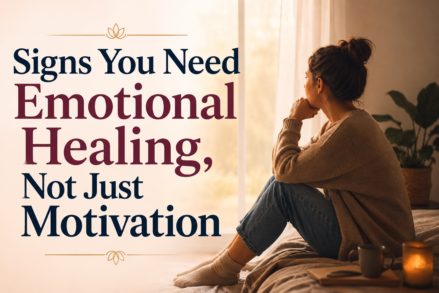signs you need emotional healing not just motivation - blog by best life coach in india - sangeeta sharma