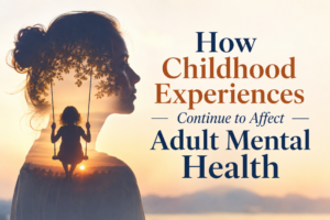 how childhood experiences continue to affect adult mental health - book session with best mindset coach in india