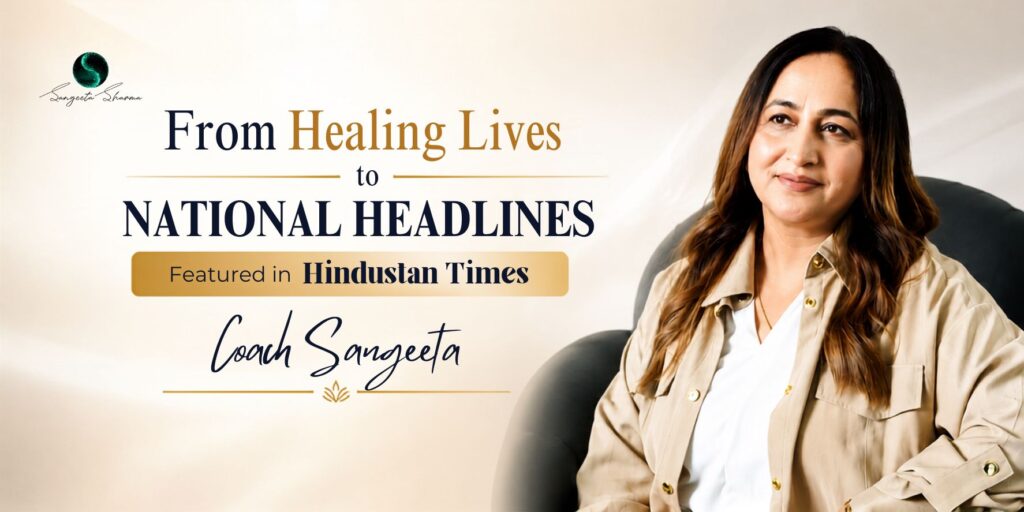 from healing live to national headlines - featured in hindustan times - coach sangeeta
