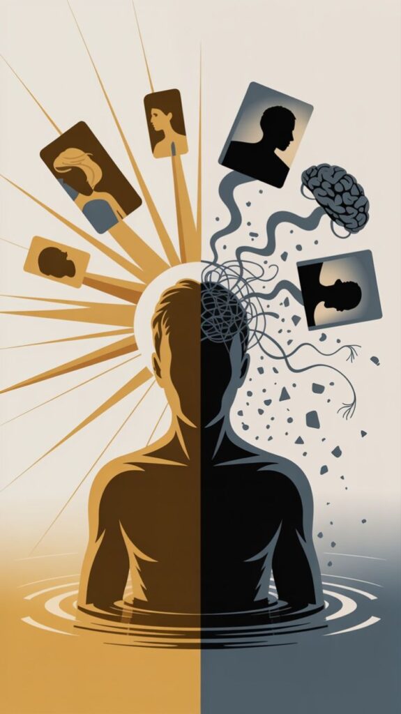 connection between past experience and self doubt