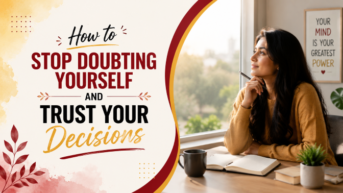 how to stop doubting yourself and trust your decisions - tips by coach sangeeta