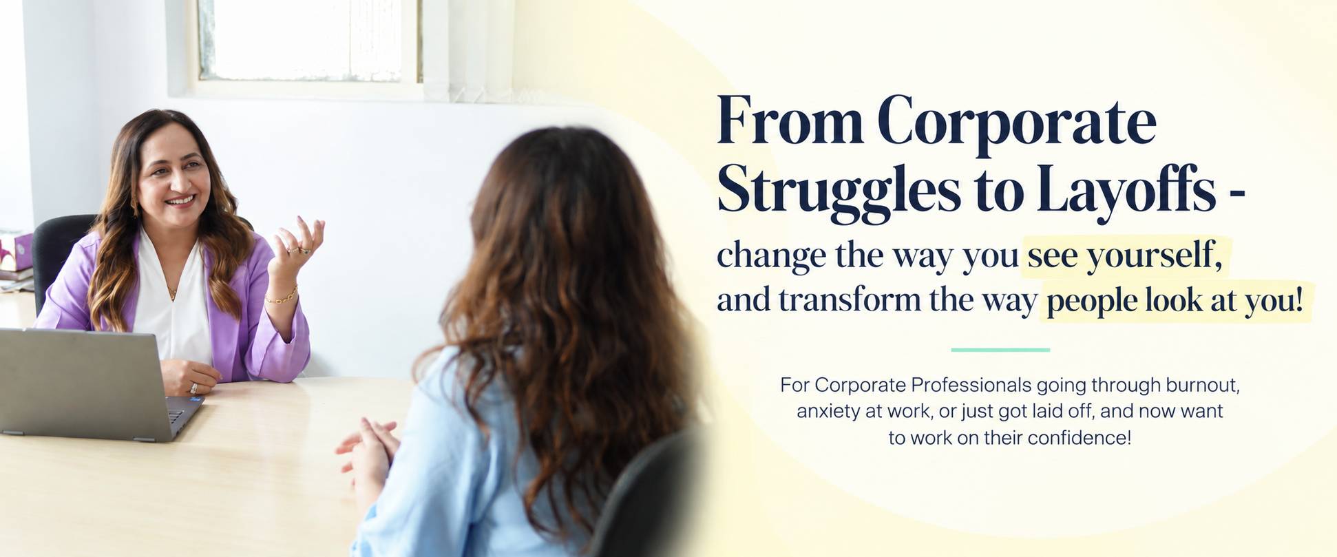 Corporate professionals burnout coaching and workplace wellbeing